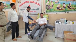 विश्व पर्यावरण दिवस पर पीलीभीत टाइगर रिजर्व की अनूठी पहल: वन्यजीव प्रभाग और सशस्त्र सीमा बल जवानों ने किया रक्तदान, दिया सामाजिक संदेश