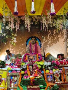 ​ओंकारेश्वर महादेव मंदिर में धूमधाम से मना रुक्मिणी विवाह उत्सव-भजनों पर झूमे श्रद्धालु