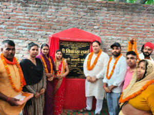 वार्ड-23 में 23 लाख की लागत से सीसी सड़क व नाली निर्माण कार्य का शिलान्यास
