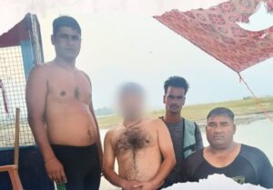 शारदा नदी में डूब रहे युवक को जल पुलिस ने बचाया, त्वरित रेस्क्यू से टली अनहोनी