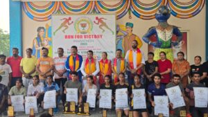 रुद्रपुर में ‘रन फॉर विक्ट्री’ क्रॉस कंट्री मैराथन का आयोजन, 200 खिलाड़ियों ने लिया हिस्सा
