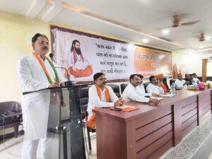 भाजपा कार्यालय पर संत शिरोमणि गुरु रविदास महाराज की 650वीं जयंती पर जिला कार्यशाला