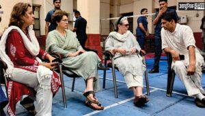 छात्रों के समर्थन में प्रदर्शन: कांग्रेस नेताओं को हिरासत में लिया गया, सोनिया गांधी मंदिर मार्ग थाने पहुंचीं