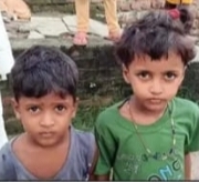 मृतक अग्रपाल के अबोध बच्चे