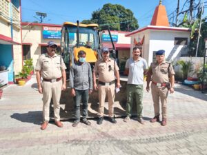 1200 से अधिक CCTV कैमरे खंगालकर पुलिस ने खोज निकाली चोरी हुई जेसीबी