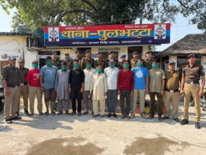पुलभट्टा के सिरौली कला में कथित अवैध पशु कटान पर कार्रवाई, 10 आरोपी गिरफ्तार
